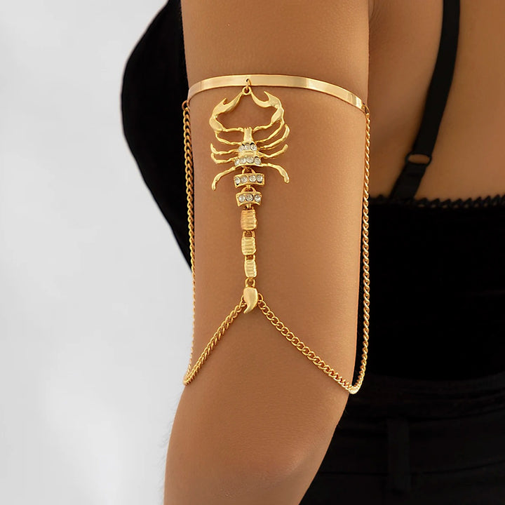 Scorpio Arm Bracelet Zodiac | Plated 14k Gold