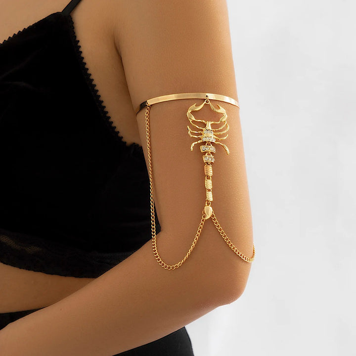 Scorpio Arm Bracelet Zodiac | Plated 14k Gold