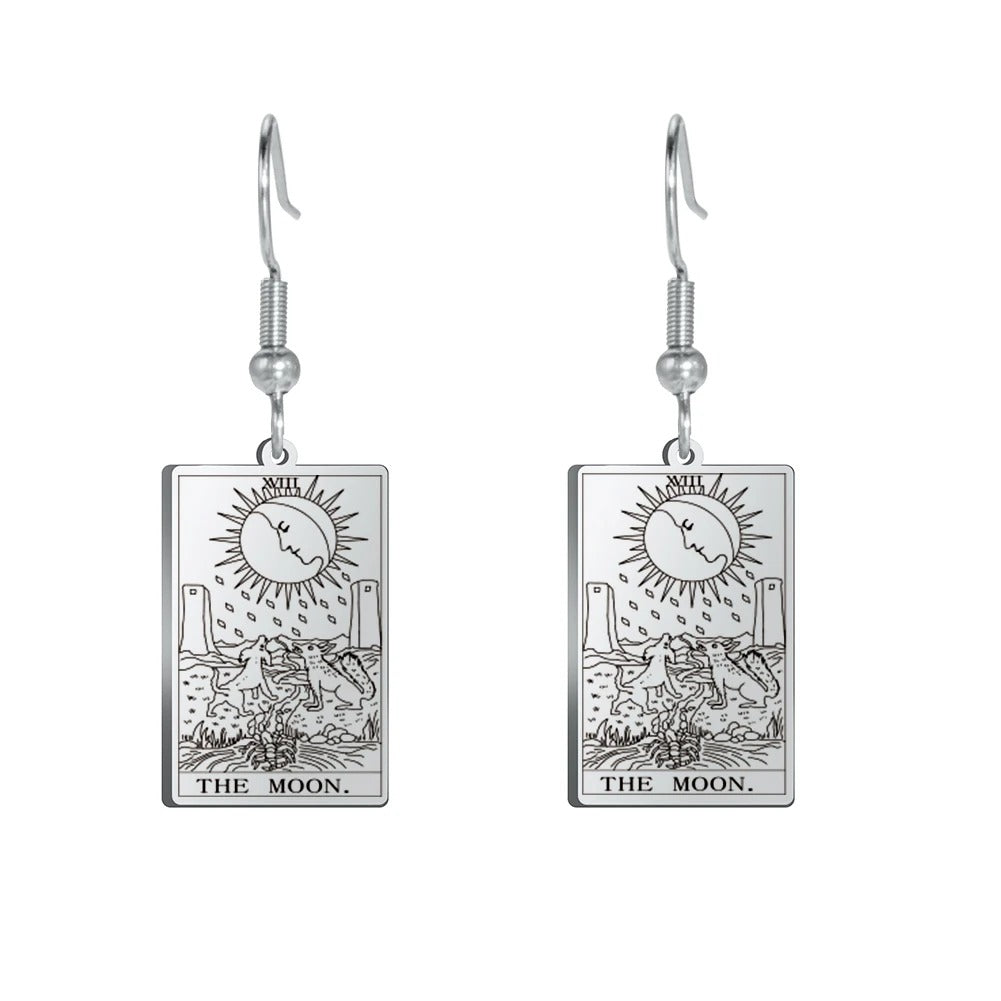 Tarot Card Earrings