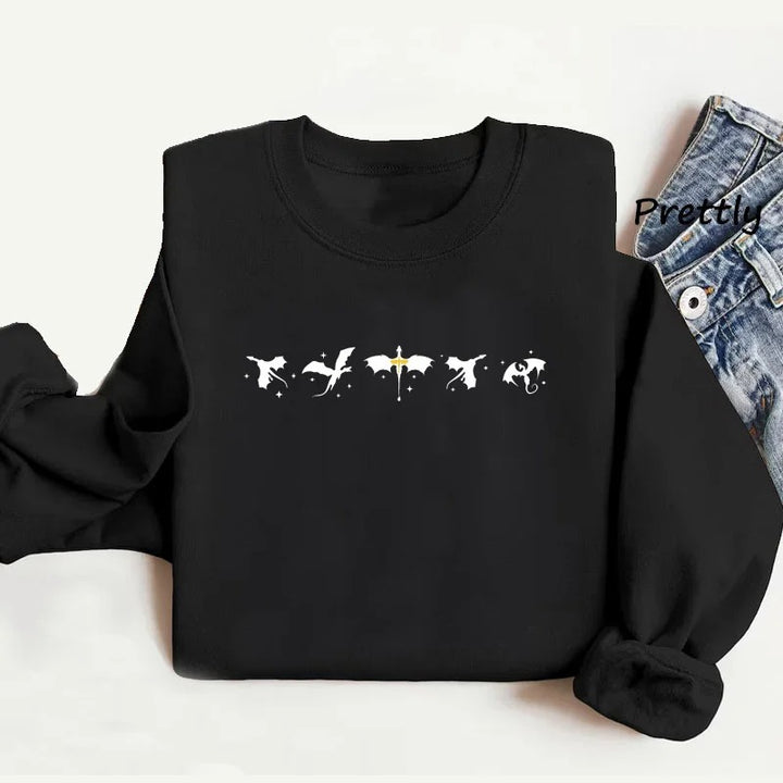 Fourth Wing Minimalistic Sweatshirt