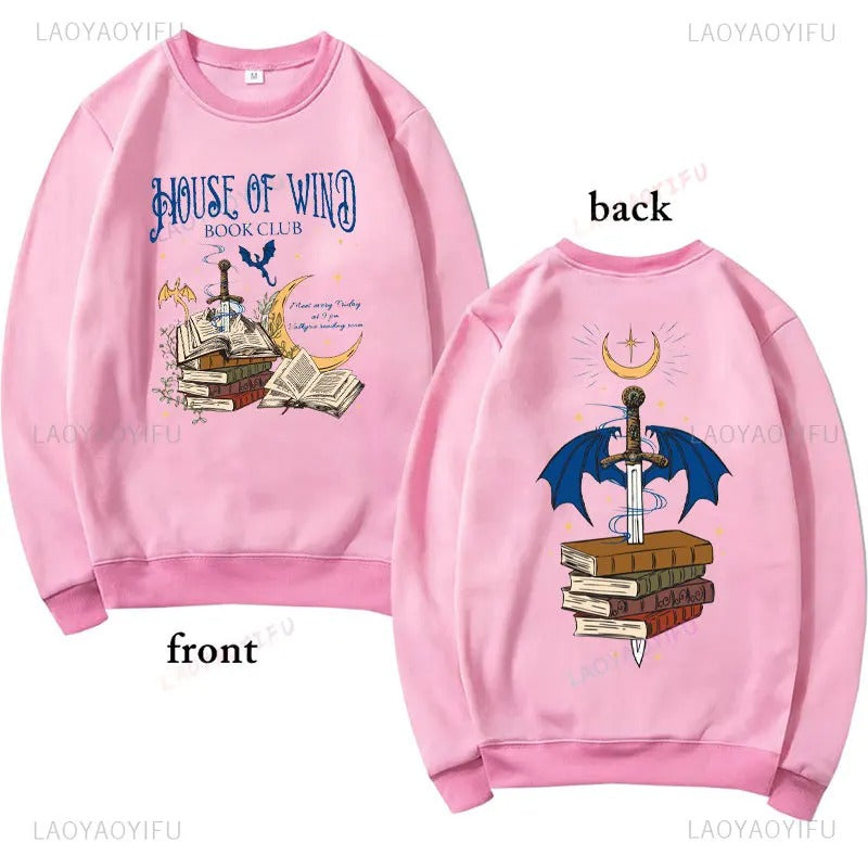 House of Wind Bookclub Sweatshirt Booktok Collection