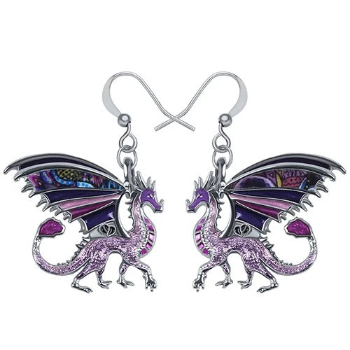 Floral Dragon Earrings | Booktok Collection