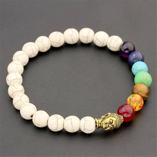 7 Chakra Boeddhistische Kralen Armband