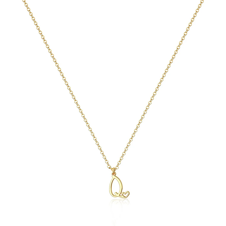 Collana Iniziale Minimalista | Oro Placcato 14K