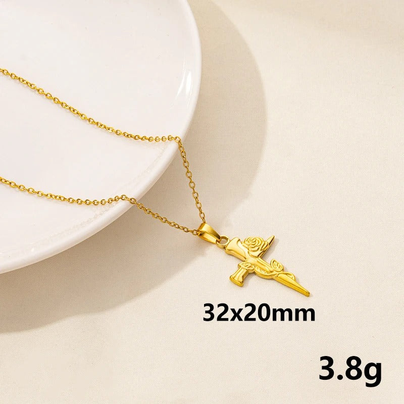 Minimalistic Necklace 14k Plated Gift For Him