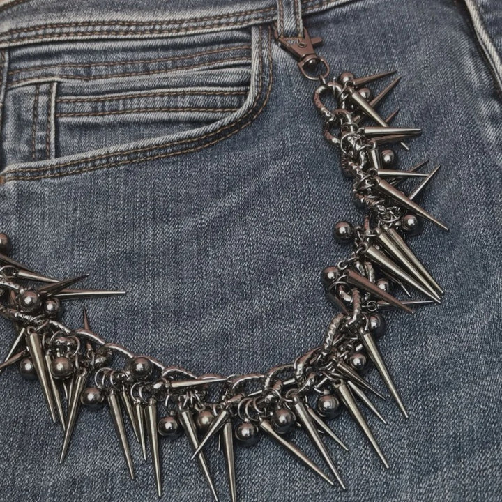 Jeans Chain Nails | Edgy Streetwear