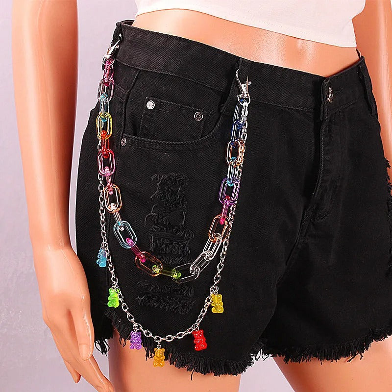 Gummy Bear Jeans Chain Candy Jewellery