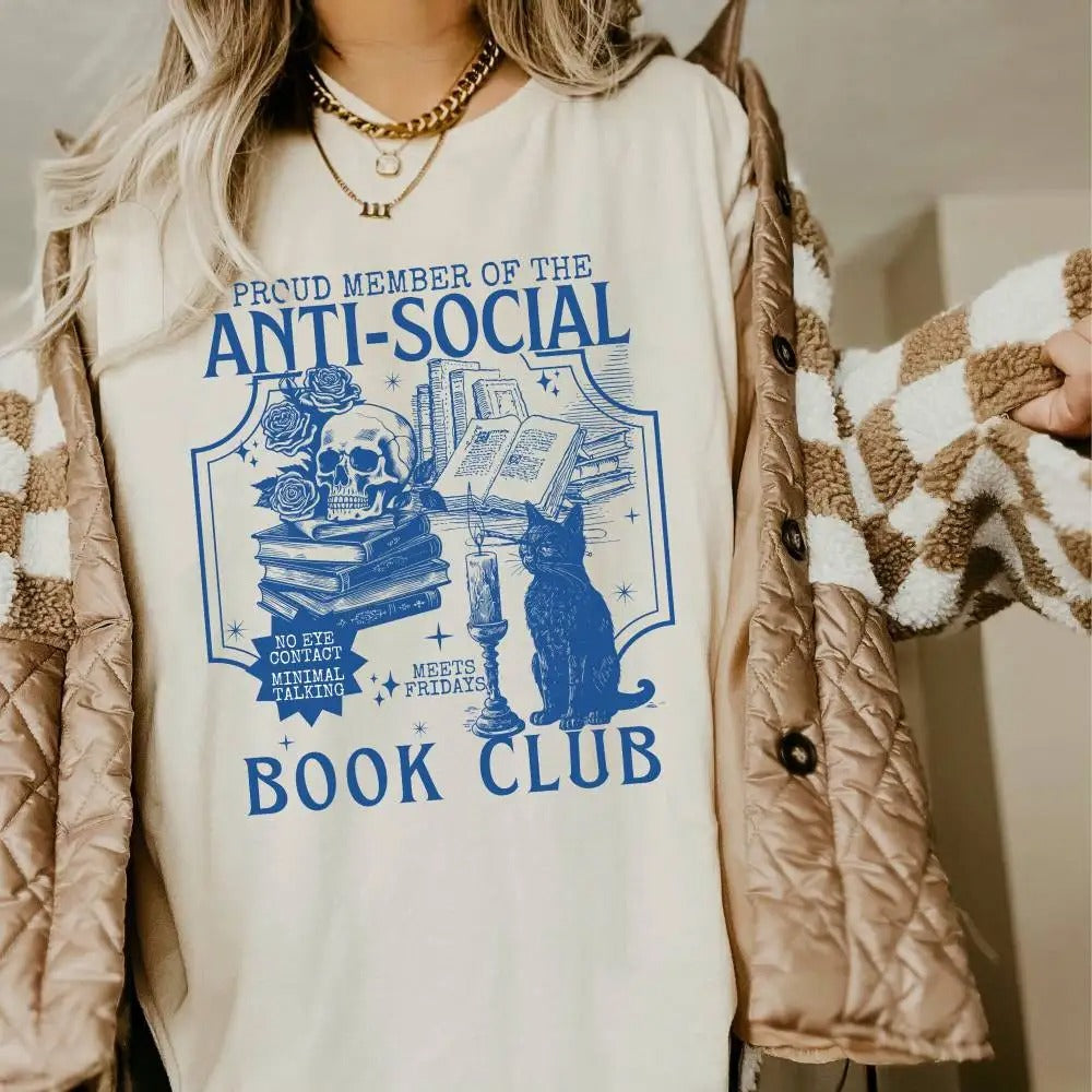 Anti-Social Book Club Shirt | BookTok Merch