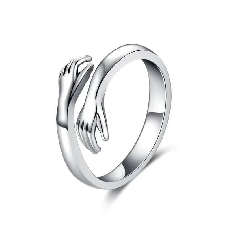 Verstelbare Knuffel Ring | 14k plated Gold / s925 Sterling Silver