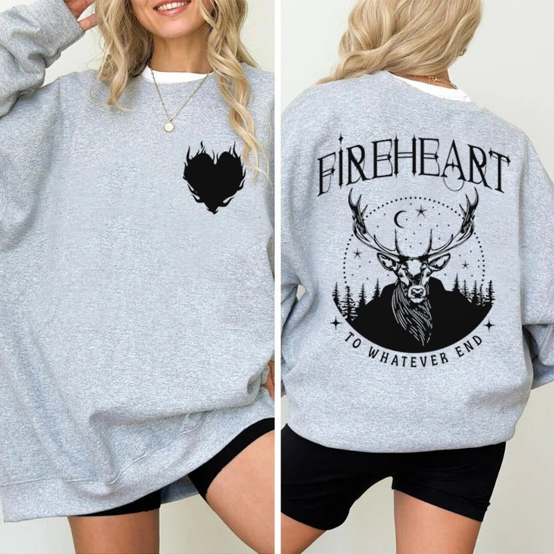 Fire Heart Sweatshirt | Throne of Glass Merch