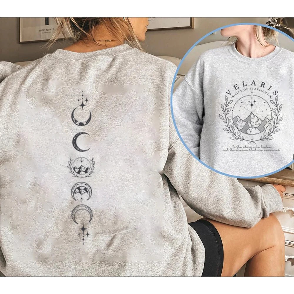 Velaris City Of Starlight Sweatshirt Back Design