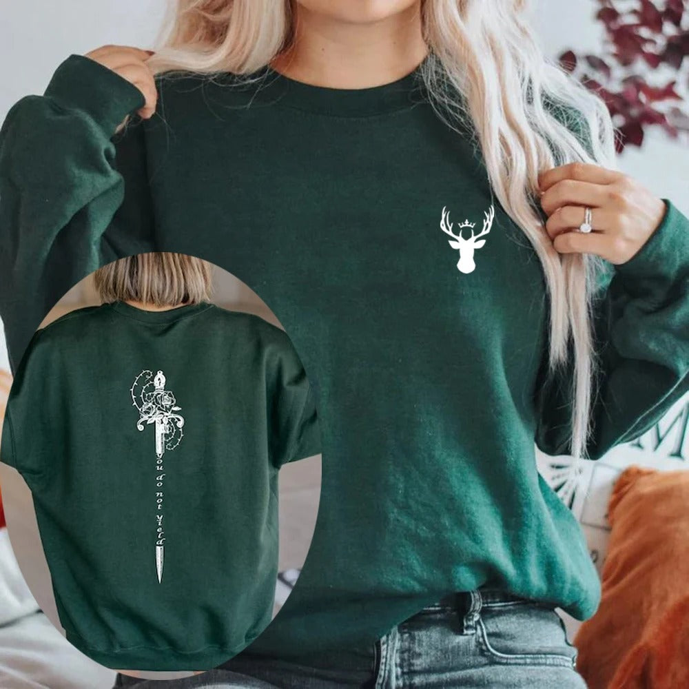 You Do Not Yield Sweatshirt | Throne of Glass Merchandise