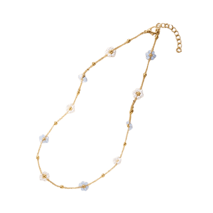 Collana con Fiorellini | Oro Placcato 14k
