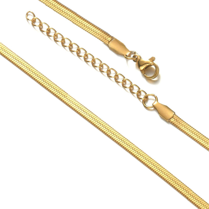 Catena a serpente | Oro placcato 14k