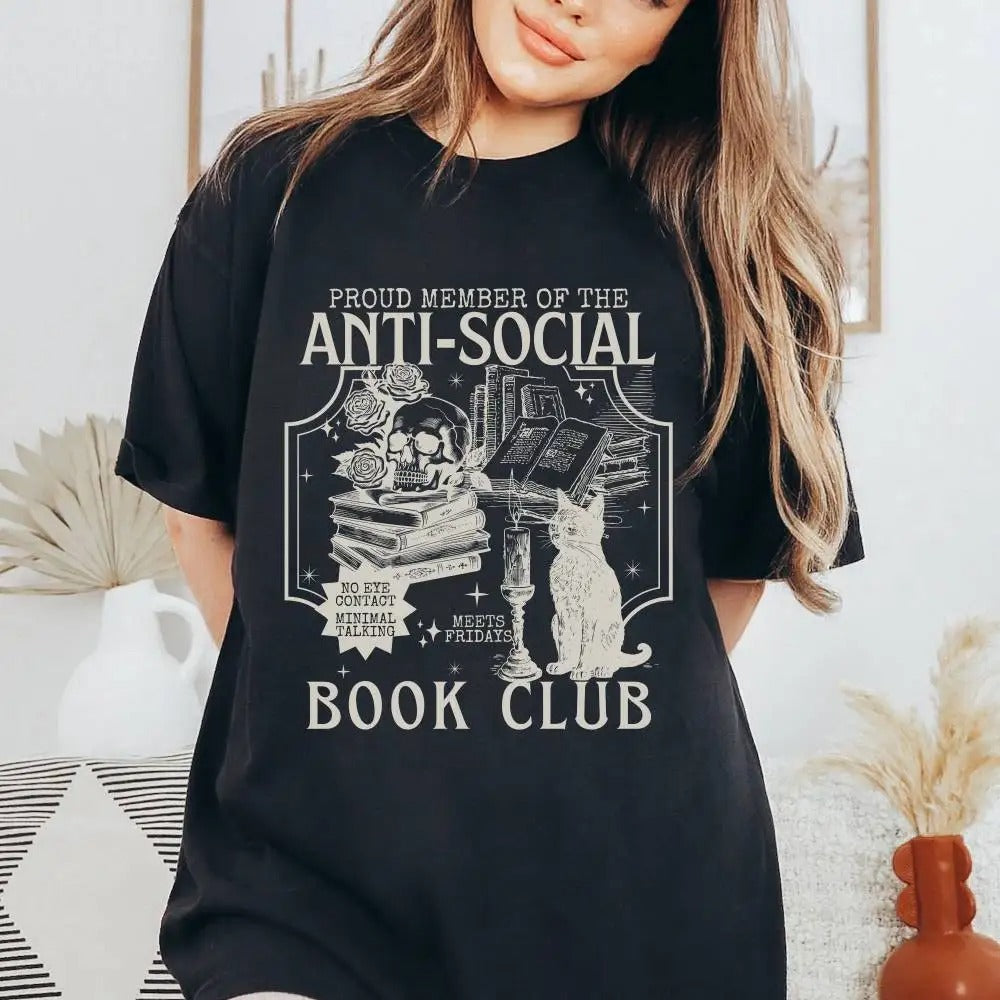 Anti-Social Book Club Shirt | BookTok Merch