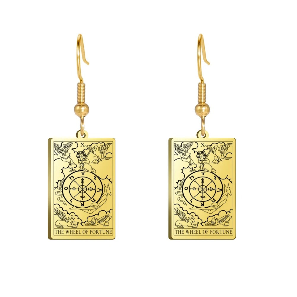 Tarot Card Earrings