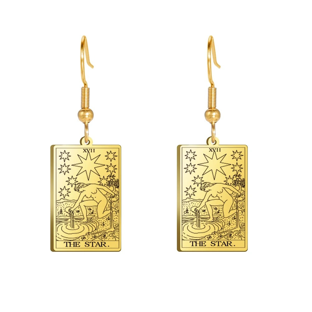 Tarot Card Earrings