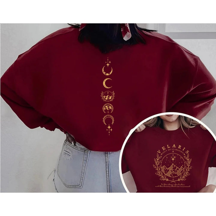 Velaris City Of Starlight Sweatshirt Back Design