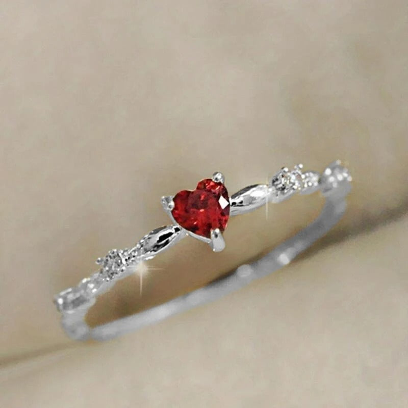 Red Heart Ring Valentine's Collection