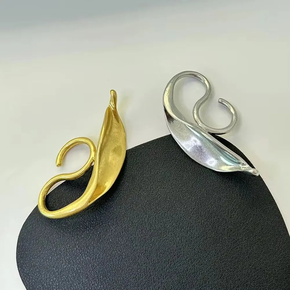 Grande bague feuille d'automne