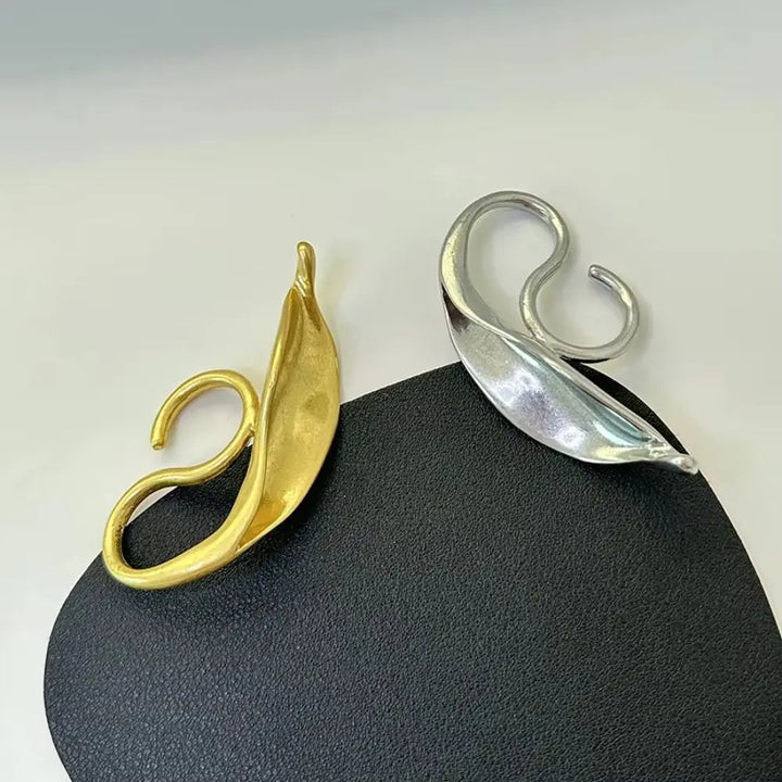 Grande bague feuille d'automne