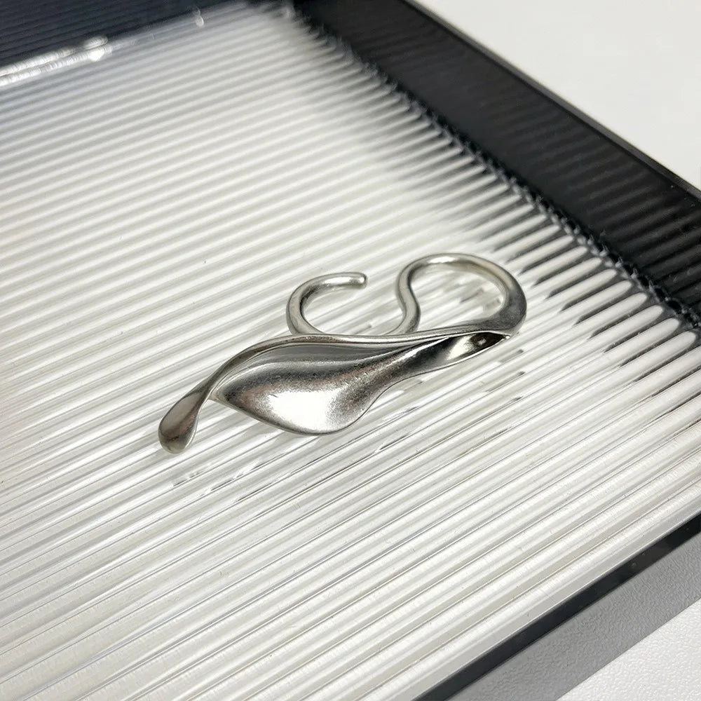 Grande bague feuille d'automne