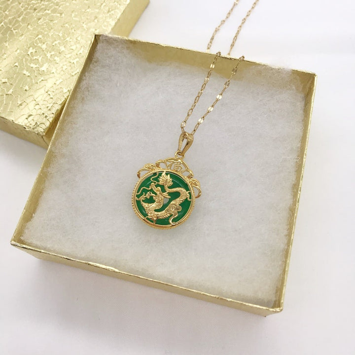 Lucky Wind Dragon Necklace