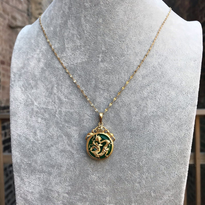 Lucky Wind Dragon Necklace