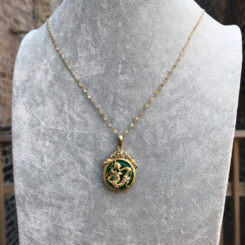 Lucky Wind Dragon Necklace