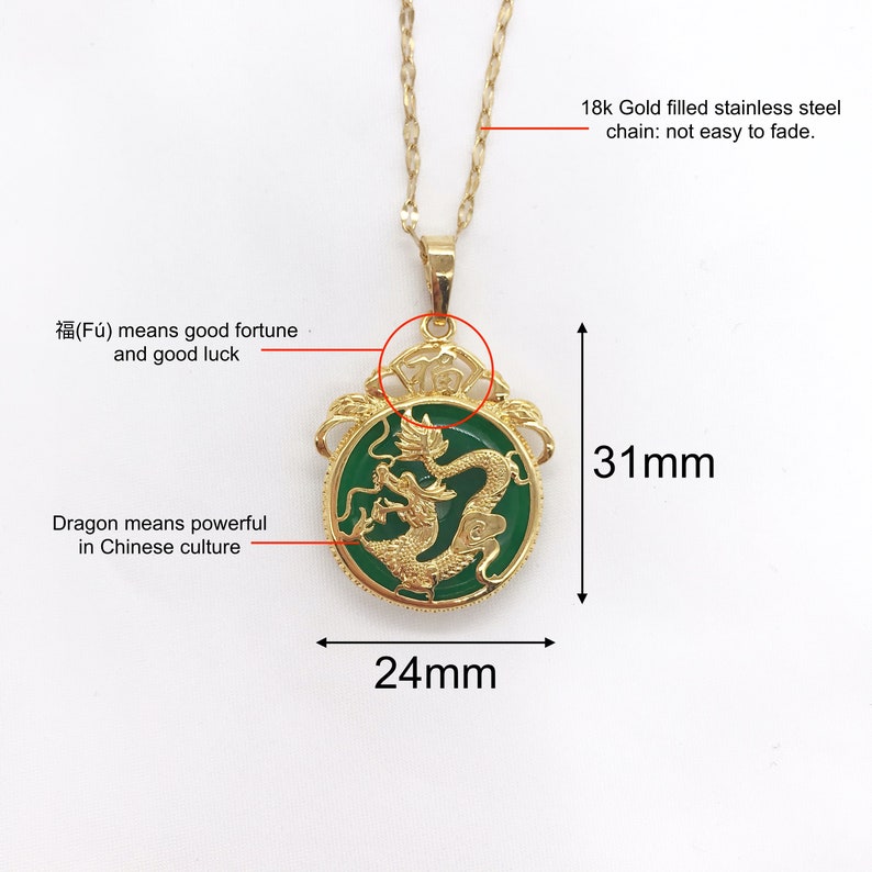 Lucky Wind Dragon Necklace