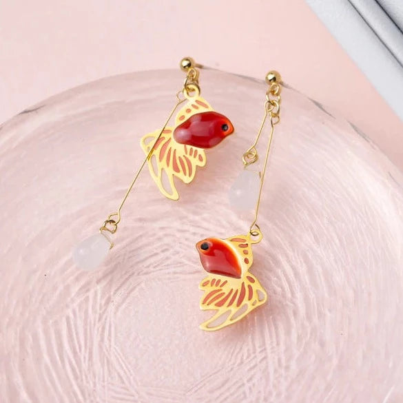 Lucky Koi Mismatched Earrings