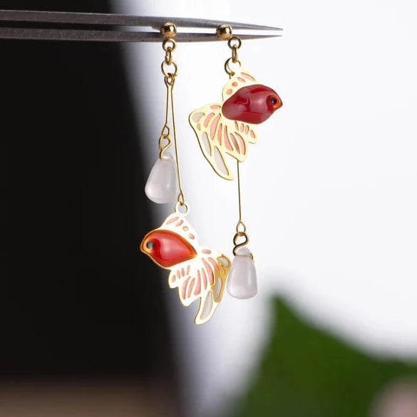 Lucky Koi Mismatched Earrings