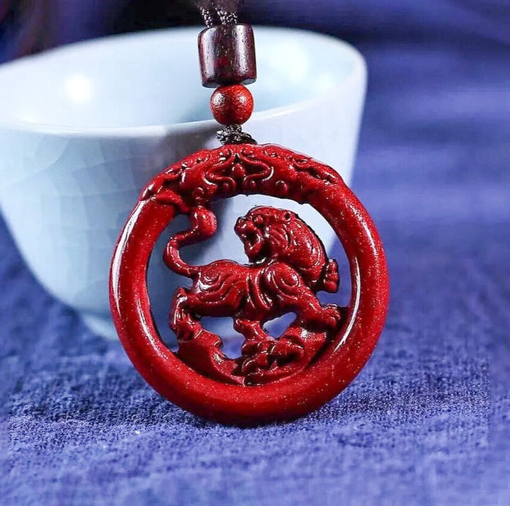 Red Tiger Jade Necklace