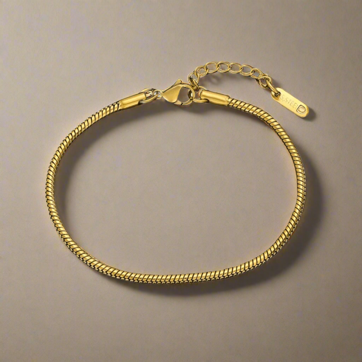 Bracelet chaîne de luxe | Or plaqué 14 carats