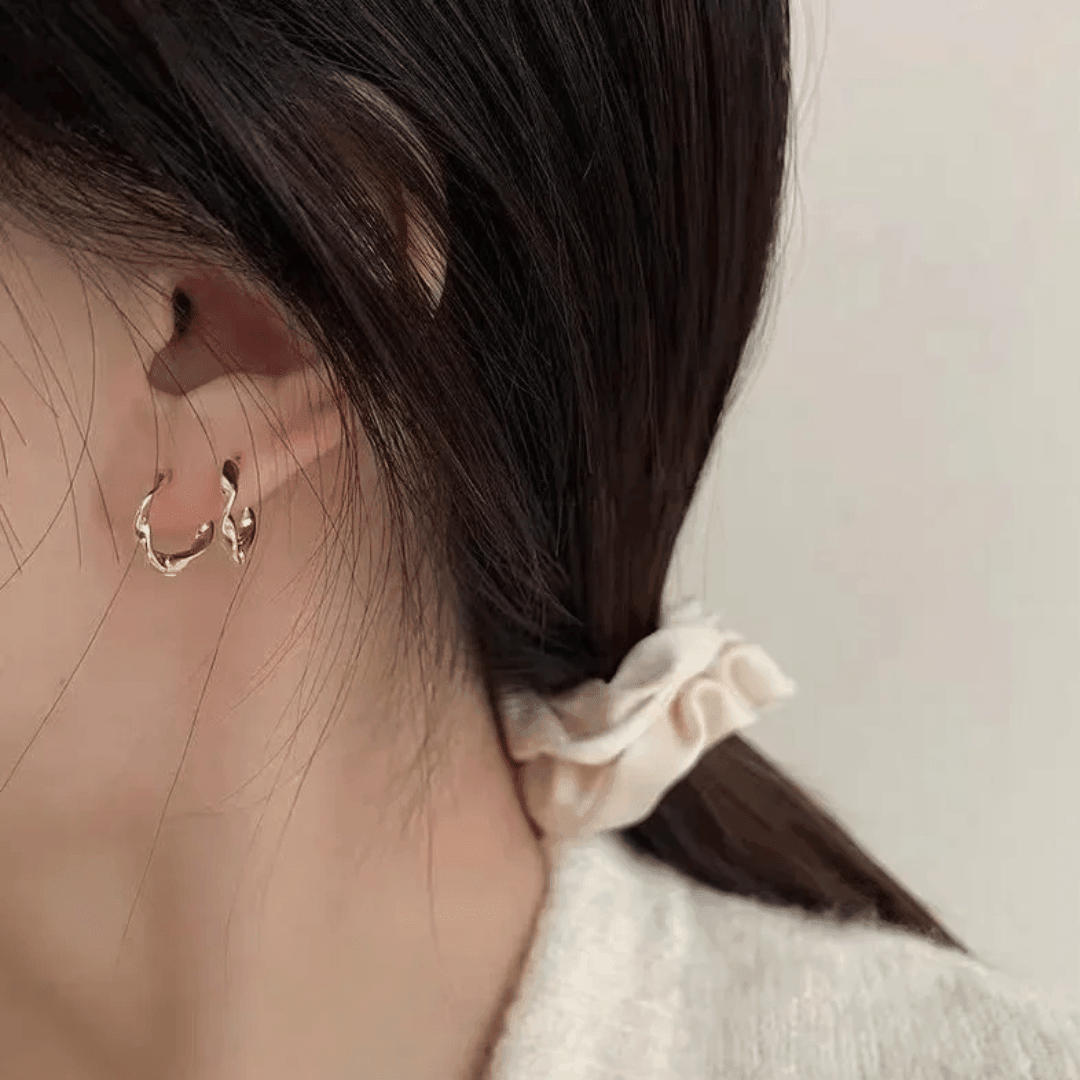 Boucles d'oreilles élégantes | Or plaqué 14k