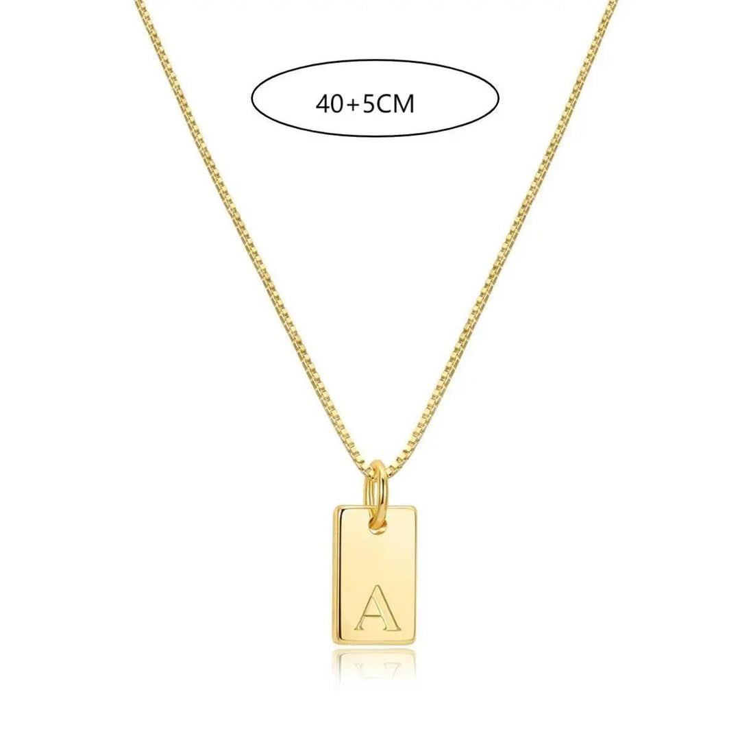Collana Personalizzata con Iniziale | Oro Placcato 14k