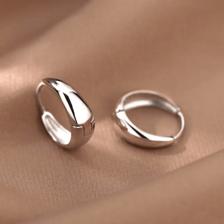 Boucles d'oreilles minimalistes | Or plaqué 14k