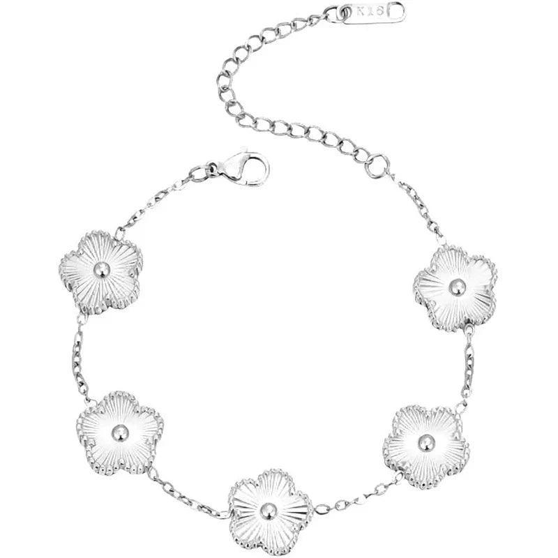 Bracelet Trèfles | Or Plaqué 14K