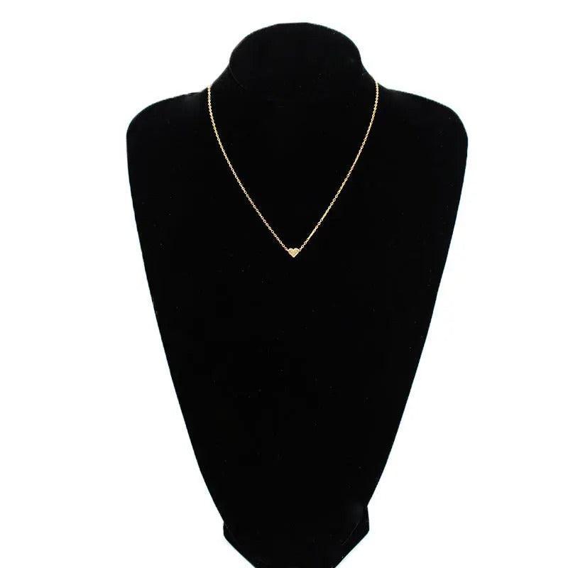 Collier avec cœur | Or plaqué 14 carats