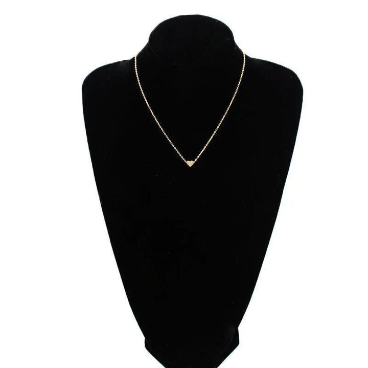 Collier avec cœur | Or plaqué 14 carats
