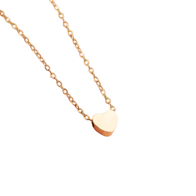 Collier avec cœur | Or plaqué 14 carats