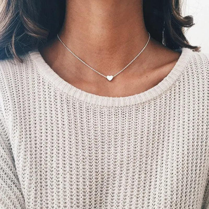 Collana minimalista con cuore | 925 argento sterling