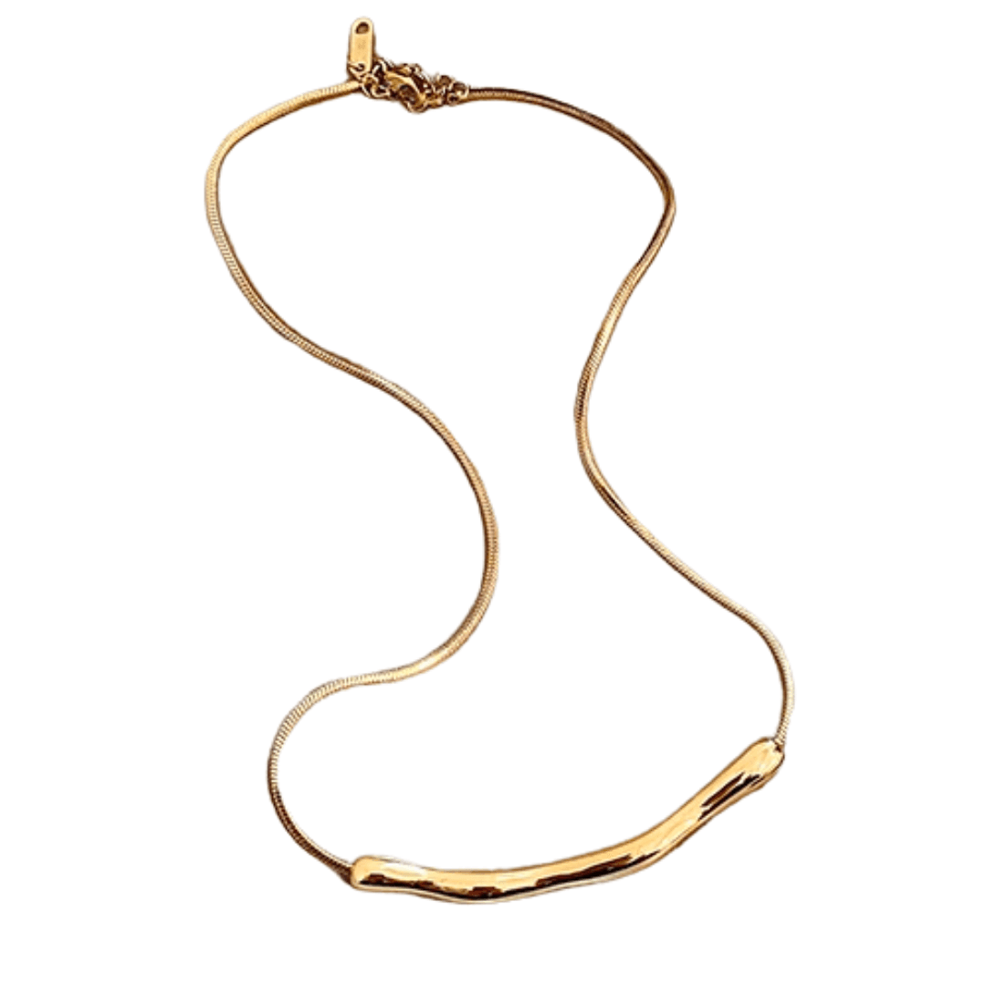 Minimalistische Halsketting | 14K Verguld Goud