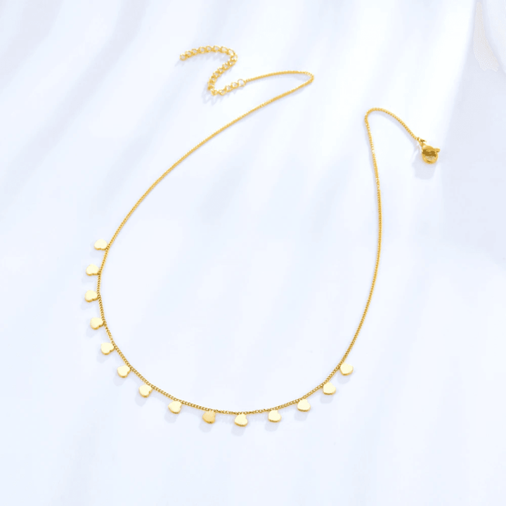 Collier avec pièces | Or plaqué 14 carats