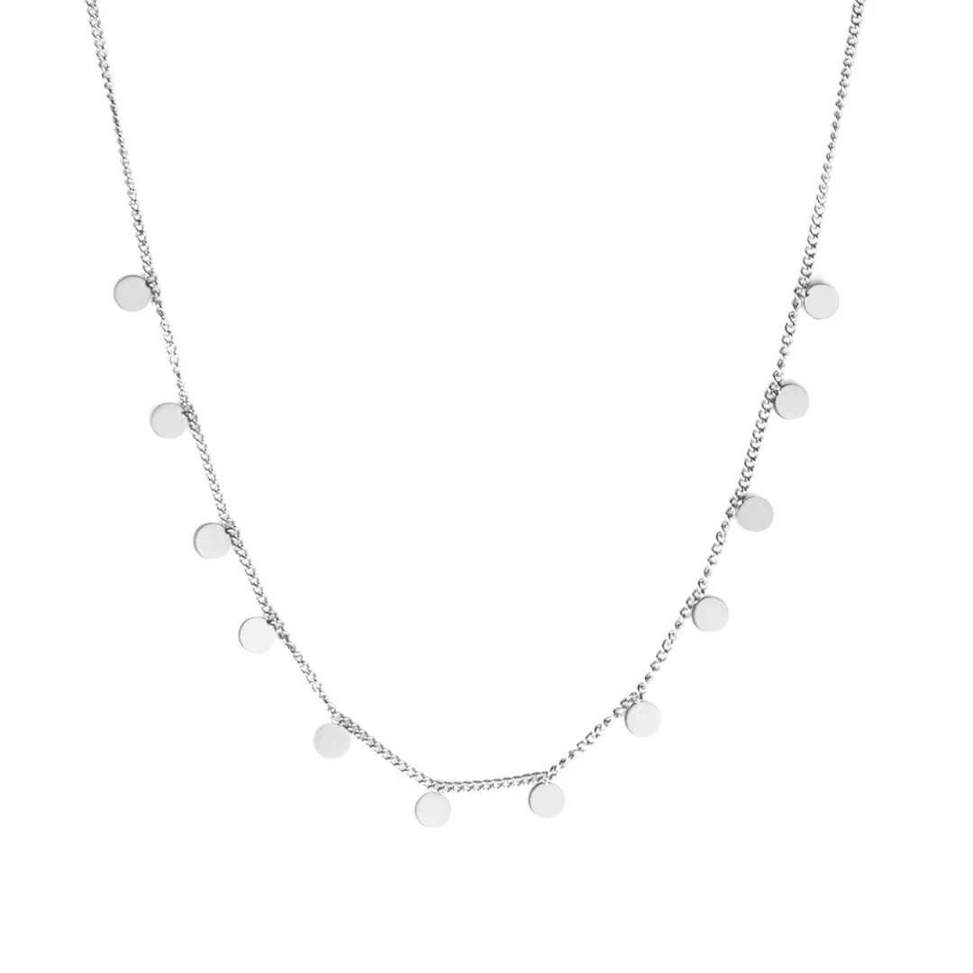 Ketting met Muntjes | 925 Sterling Zilver