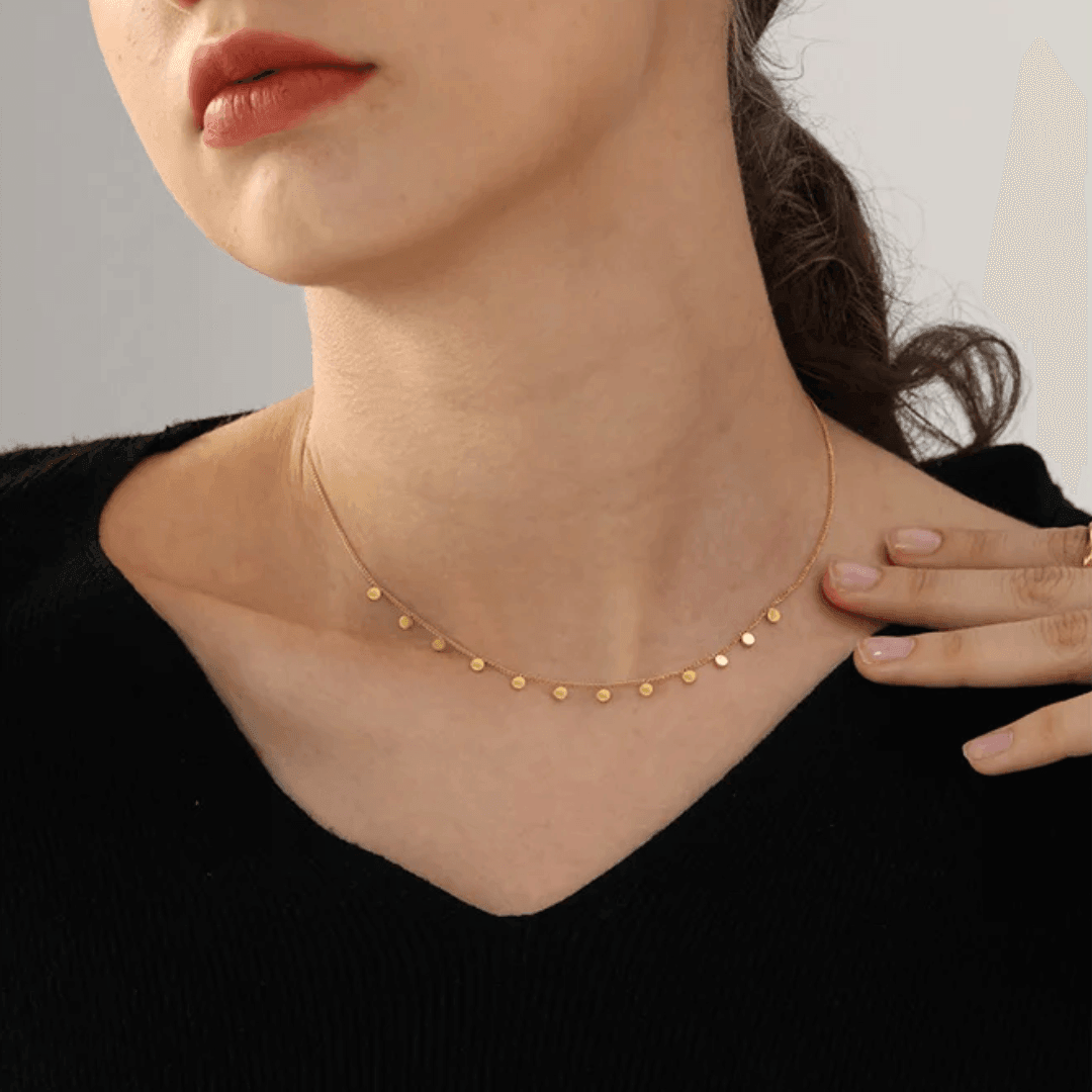 Ketting met Muntjes | 925 Sterling Zilver