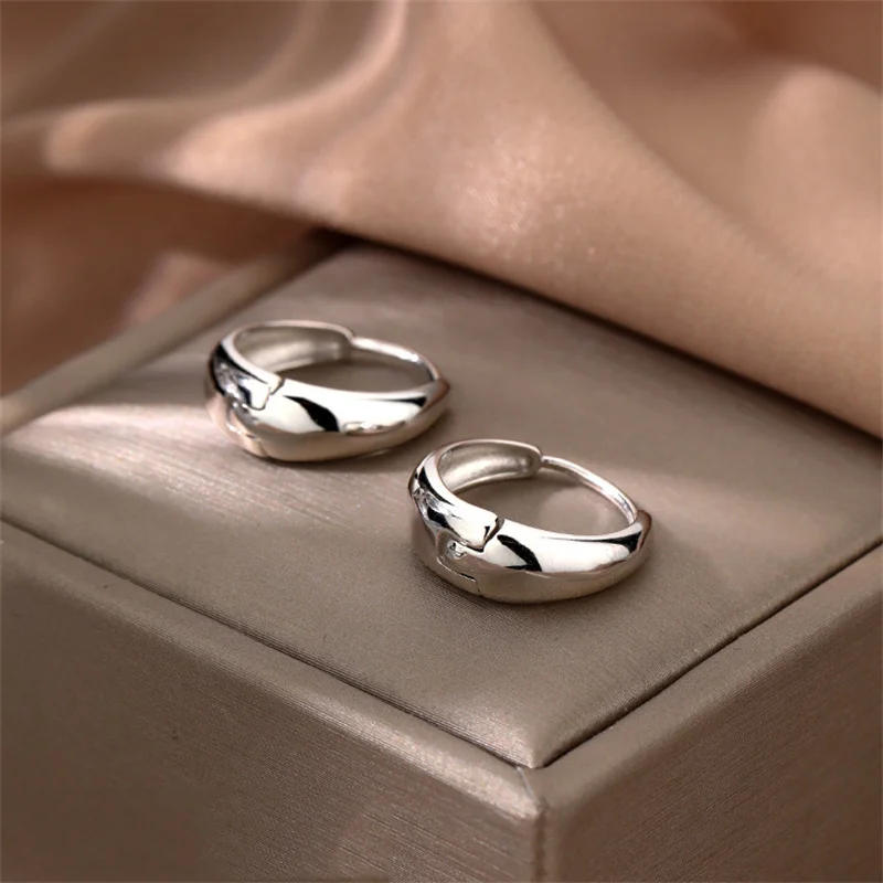 Boucles d'oreilles minimalistes | Or plaqué 14k