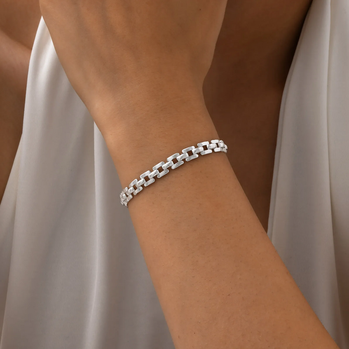 Bracelet chaîne de luxe | Or plaqué 14 carats