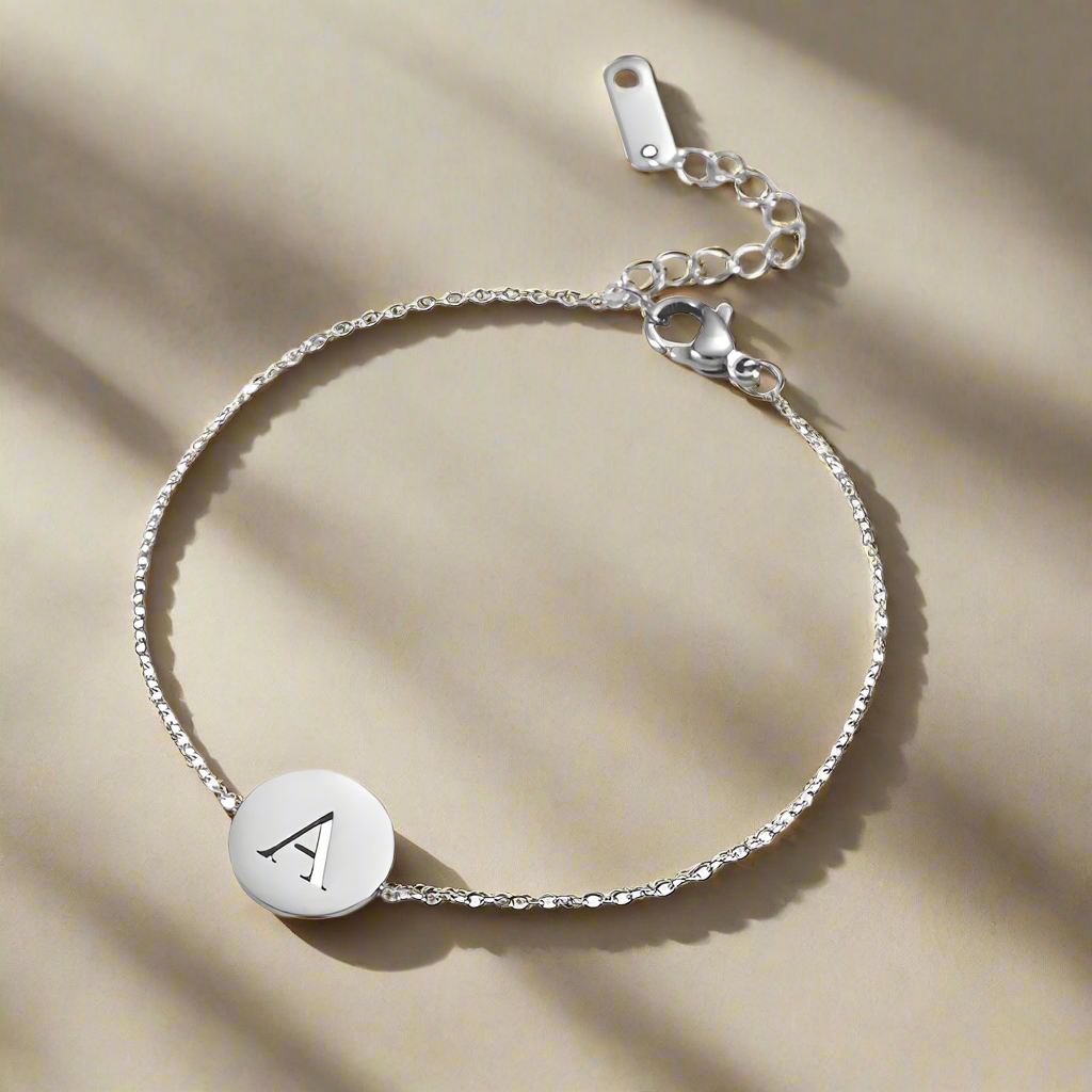 Braccialetto personalizzato con iniziale | Oro placcato 14k