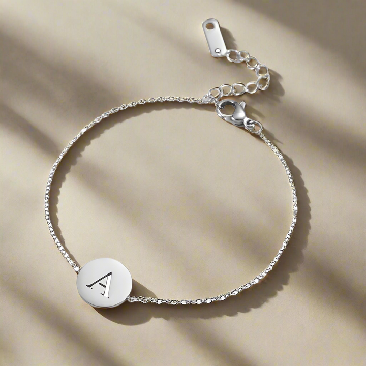 Braccialetto personalizzato con iniziale | Oro placcato 14k